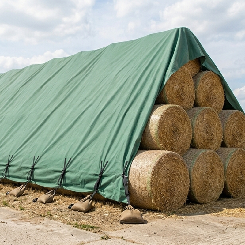 straw bale protection